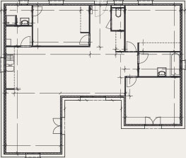 plan de maison en U - Créa Concept
