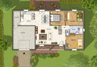 Rhône-Alpes													  - ST ANDRE LE PUY(42210)
													  - maison & terrain													  600 m²
